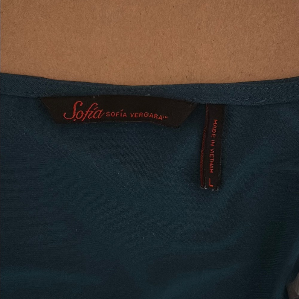 Sofia By Sofia Vergara Teal Top - image 4